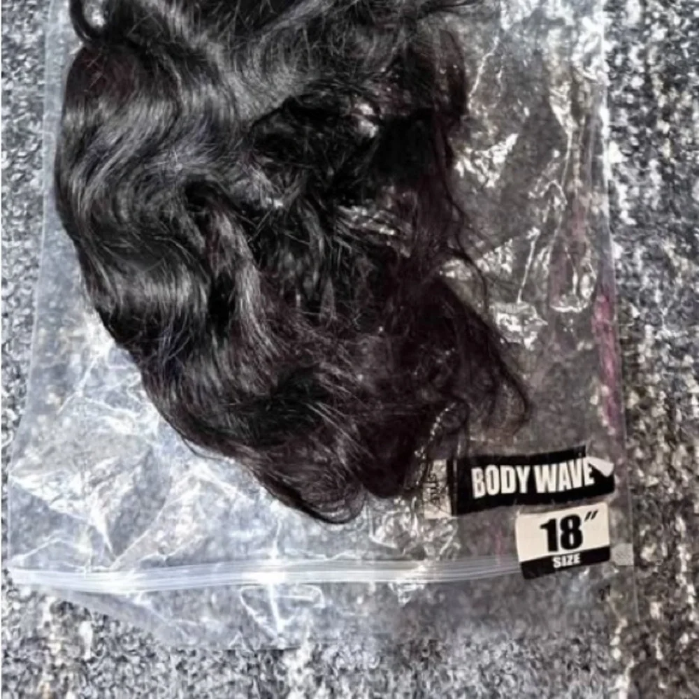 18 Inch Body Wave Human Hair Wig 13x4 Lace Front Ear to Ear Pre-Plucked Black